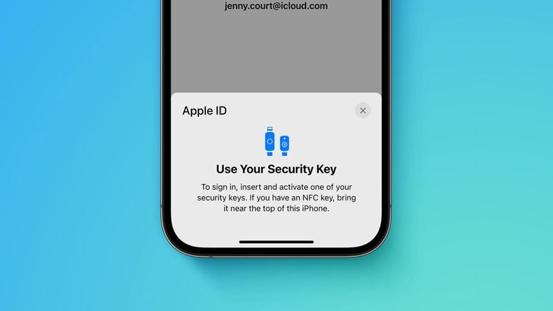 石龙镇苹果手机维修分享iOS 16.3 新增的 Apple ID 的安全密钥有什么功能 