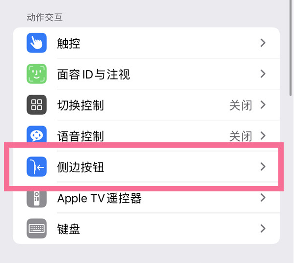 石龙镇苹果14维修店分享iPhone14 Plus侧键双击下载功能关闭方法 