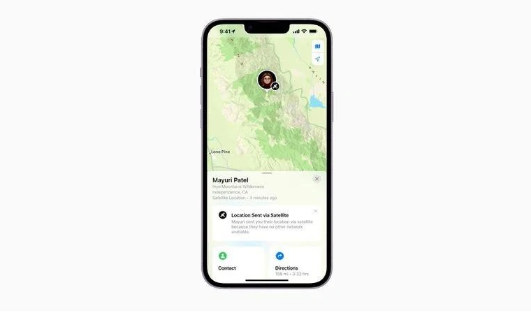 石龙镇苹果14维修分享iPhone14系列中 FindMy功能通过卫星分享位置方法教程 